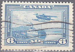 CANADA.  SCOTT NO C6  USED   YEAR 1938 - Poste Aérienne