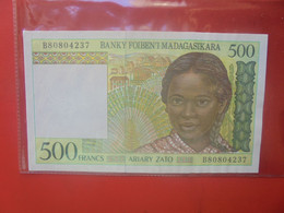 MADAGASCAR 500 Francs 1994-95 Circuler(L.7) - Madagascar