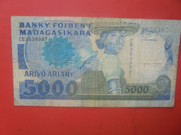 MADAGASCAR 5000 Francs 1988-94 Circuler(L.7) - Madagascar