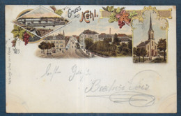 Gruss Aus  KEHL  1898 - Kehl