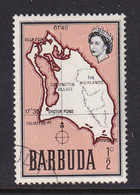 Barbuda: 1968/70   QE II - Map Of Barbuda    SG12    ½c     Used - Barbuda (...-1981)