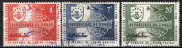 CONGO - 1963 - PRIMA PARTECIPAZIONE DEL CONGO AL CONGRESSO DELL'UPU - USATI - Gebraucht