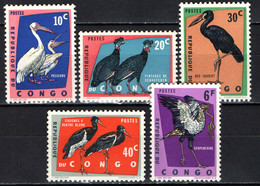 CONGO - 1963 - UCCELLI - BIRDS - MNH - Unused Stamps