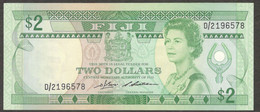 Fiji 2 Dollars 1983 Barnes Siwatibau Sign AUNC Combine Shipping - Figi