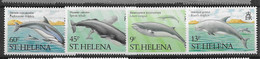 St Helena Mnh ** 17 Euros 1987 Complete Whale Set - Saint Helena Island
