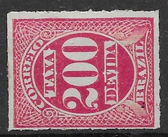 Brazil 1890 Mh* 80 Euros (rare Stamp) - Postage Due