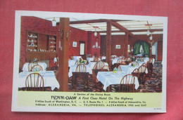 Penn-Daw First Class Hotel & Dining.    Alexandria  Virginia > Alexandria  . Ref 5699 - Alexandria