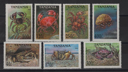 Tanzanie - N°1695 à 1701 - Faune Marine - Crustaces - Cote 7.25€ - * Neufs Avec Trace De Charniere - Tansania (1964-...)