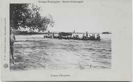 Gaston GIRAUD, Congo Français, Haut Oubangui, N°14 Pirogue D'Européens. - French Congo - Other