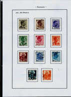 N° Yvert & Tellier : N°  486/496  Roi Charles II        ( Obl) - Used Stamps