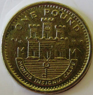 Gibraltar - 2001 - 1 Pound - Km 869 - Vz - (Castle And Key) - Look Scans - Gibraltar