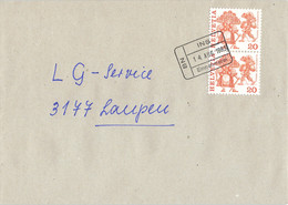 Bahnstationsstempel BN Ins (ac4832) - Railway