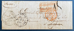 Guadeloupe Lettre Juin 1851 Pour AGEN Voie D'Angleterre Dateur "pointe à Pitre/Guadeloupe" + Basse Terre/Guadeloupe - Lettres & Documents