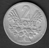 Polonia - Moneta Circolata Da 2 Zlote Y46 - 1958 - Poland