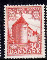 DANEMARK DANMARK DENMARK DANIMARCA 1953 1956 1954 MILLENIUM KINGDOM MILLENNIO REGNO NYBORG CASTLE 30o MLH - Ungebraucht