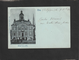 115903            Belgio,      Huy,      Hotel  De  Ville,     VGSB  1900 - Hoei