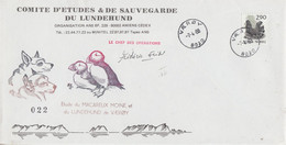 Norway 1988 Comite D'etudes & De Sauvegarde Du Lundehund /Lofoten  Signature Cover Ca Vaeroy 7-4-1988 (F9073) - Onderzoeksprogramma's