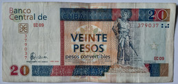 Cuba 20 Pesos Convertibles CUC 2008 VF - Cuba