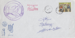 Norway 1984 Iles Lofoten / Fiskindesri Lofoten  5 Signatures Cover Ca Vaeroy 9-4-1984 (F9074) - Programas De Investigación