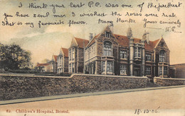 POST CARD CHILDREN'S HOSPITAL BRISTOL    1905 - Bristol