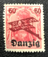 DANTZIG / 1920 / POSTE AERIENNE /  N° Y&T 2 - Dantzig