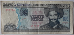 Cuba 20 Pesos CUP 2021 P122 VF - Cuba