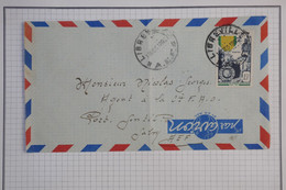 BB1 AEF  GABON  BELLE  LETTRE  ++ 1952 PAR AVION   LIBREVILLE    A  PORT GENTIL ++15F  +++AFF. INTERESSANT - Storia Postale