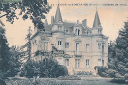 DOUE-la-FONTAINE. -  Château De Doué - Doue La Fontaine