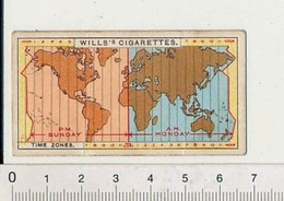 Time Zones Fuseaux Horaires Carte Géographique Du Monde 88/6 - Wills