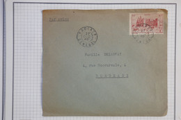 BB1 AOF  SENEGAL   BELLE  LETTRE   ++ 1949 PETIT BUREAU KADLACK  A BORDEAUX   FRANCE ++ +AFF. INTERESSANT - Briefe U. Dokumente