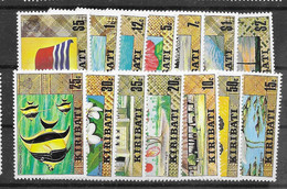 Kiribati Mnh ** 1980 10 Euros No Watermark Complete Set - Kiribati (1979-...)