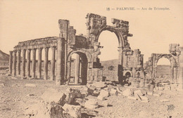 18 - PALMYRE - L'ARC DE TRIOMPHE - TRES BEAU PLAN - - Syria