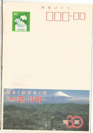 JAPON ENTERO POSTAL PUBLICIDAD TURISMO  MONTE FUJI VOLCAN VULCANO - Volcans