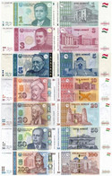 TAJIKISTAN 1 3 5 10 20 50 100 Somoni 1999 - 2021 UNC 7 Banknotes - Tadzjikistan