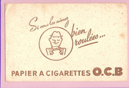 BUVARD  :Papier A Cigarette OCB - Tobacco