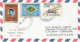Honduras 1997, Airmail Cover Sent To Cordoba, Argentina. Caj. 6 - Honduras
