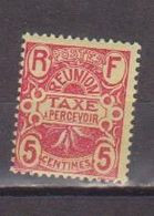 REUNION       N°  YVERT   TAXE 6 NEUF AVEC CHARNIERES      ( CHARN  03/ 38 ) - Timbres-taxe