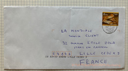 Cover Lettre Pour La France Francia Pastel De Tentugal Portugal Pâtisserie - Briefe U. Dokumente