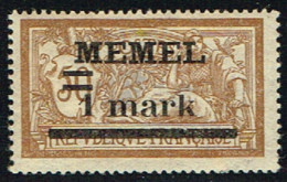 MEM 1 - MEMEL Merson N° 26 Neuf* Papier Grande Consommation - Unused Stamps