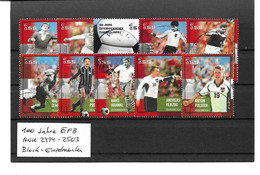 2187k: Österreich 2004, ÖFB- Block Die 10 Einzelmarken O - Used Stamps