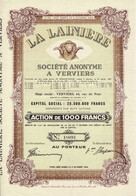 Titre De 1945 - La Lainière Société Anonyme à Verviers - - Textile