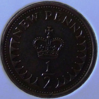 Great Britain - 1976 - 1/2 New Penny - KM 914 - Vz - 1/2 Penny & 1/2 New Penny