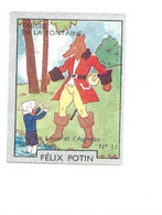 Chromo Le Loup Et L'Agneau Fables De La Fontaine Félix Potin " Ma Collection " Circa 1930 Bien 50 X 40 Mm RRR - Félix Potin