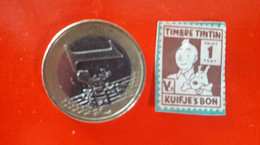 Chromo Timbre Tintin Kuifje's Bon 1 Point - Chromos