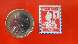 Chromo Timbre Tintin Kuifje's Bon 1 Point - Sammelbilder