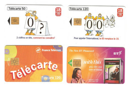 10/ 4 Télécartes : NUMEROTATION A 10 CHIFFRES 2 X 08/1996 - TELECARTE 05/1996 - WITH THIS - Telefoni