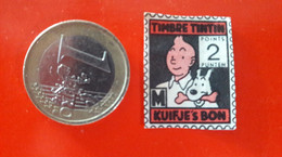 Chromo Timbre Tintin Kuifje's Bon 2 Points - Chromos