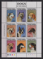 Tanzanie - N°1547 à 1555 - Faune - Chiens - Cote 6.75€ - ** Neuf Sans Charniere - Tansania (1964-...)