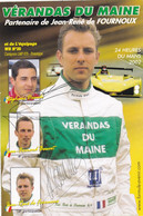 SPORT AUTO. 24 HEURES DU MANS 2002.CARTE PUB V. DU MAIN. PHOTO J.R FOURNOUX ET SIGNATURES DES 3 PILOTES DE LA WR N°25. - Automobile - F1