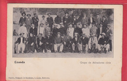 OLD POSTCARD -   ANGOLA - 1900'S - LOANDA - TYPE -      GRUPO DE ATIRADORES CIVIS - Angola